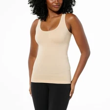 Yummie Shapewear M/L Shaping Tank Top Yummie 2-Way Seamless Tummy Control Shirt