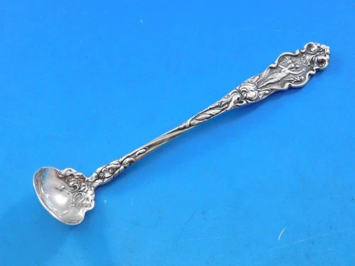 Irian by Wallace Sterling Silver Mustard Ladle Original 5" Serving Heirloom