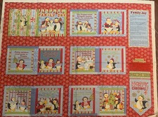 Christmas Fabric Book panel “Family Joy” by Debbie mumm. For Jo-Ann’s