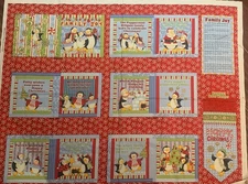 Christmas Fabric Book panel “Family Joy” by Debbie mumm. For Jo-Ann’s 