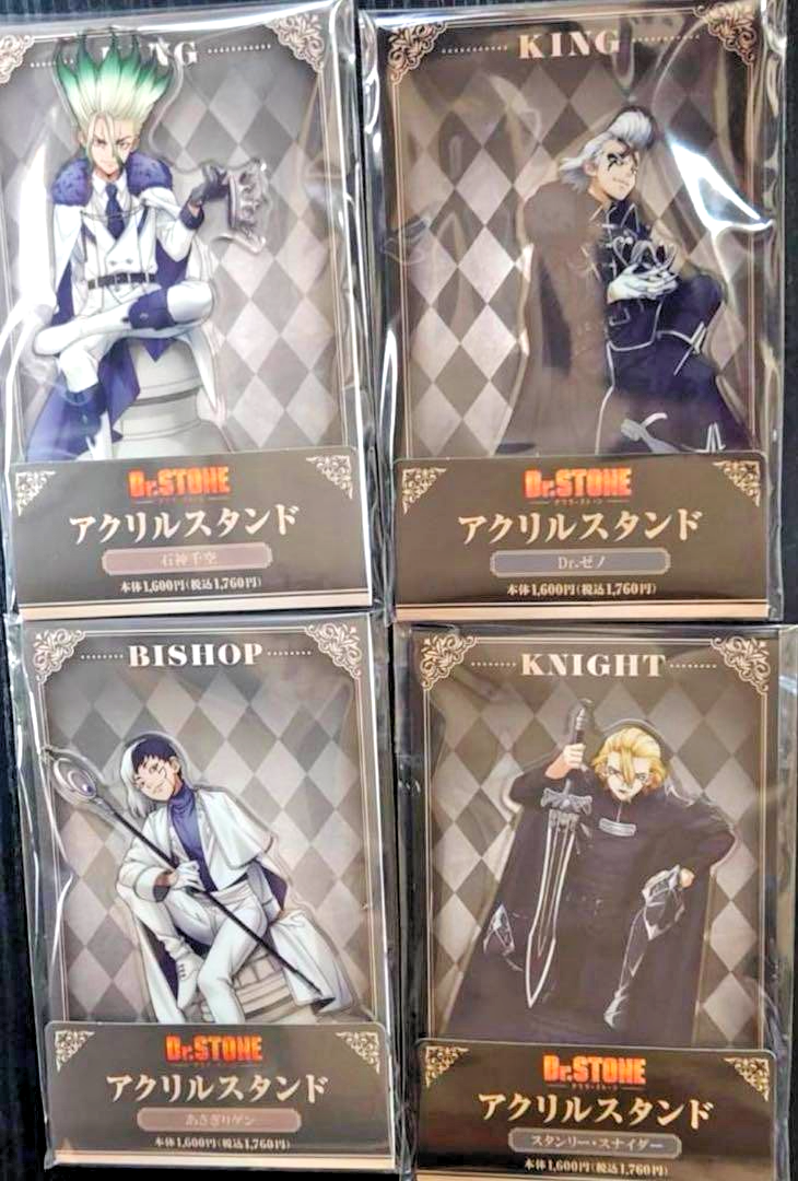 Dr.STONE Family Mart Acrylic Stand Figure Complete set of 4 from