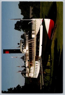 Postcard - Shelburne Museum, The Ticonderoga Is A National Historic Landmark