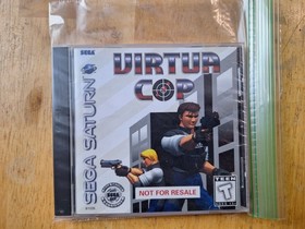 Virtua Cop (Sega Saturn, 1995) Excellent, High Grade & Authentic CIB TESTED