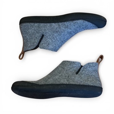 Huckberry Greys Wool Outdoor Slipper Boot Size 11 Excellent
