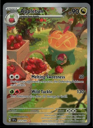 Appletun 211/191 Surging Sparks Illustration Rare Pokemon