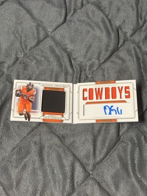 2025 National Treasures Collegiate Ollie Gordon II RC Jersey Auto Booklet #/99
