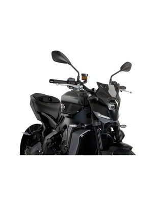 WINDSHIELD NAKED N.G. SPORT PLUS PIG FOR YAMAHA MT-09 850 SP 2025 CARBON LOOK
