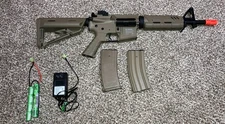 Valken Battle Machine AEG Mod-EC Desert Tan Great Condition Mags/Battery/Charger