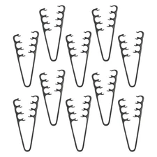  10 Pcs Fluffy Textured Styling Comb Wide Tooth Hair Volume Curling Tool Pick