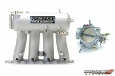 Skunk2 Intake Manifold SilverThrottle Body Alpha 70mm BSeries GSR Integr G2U