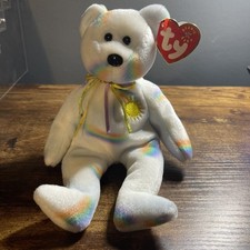 TY Beanie Baby - CHEERY the Sunshine Bear (8.5 inch) - MWMT's Stuffed Animal Toy