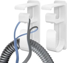 2PCS CPAP Hose Holder - CPAP Mask Hook with Anti-Unhook Feature Hose Organizer U