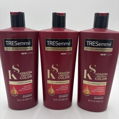 Tresemme Keratin Smooth Shampoo with Marula Oil - 13.5 Fl Oz / 400 mL x 3 Pack