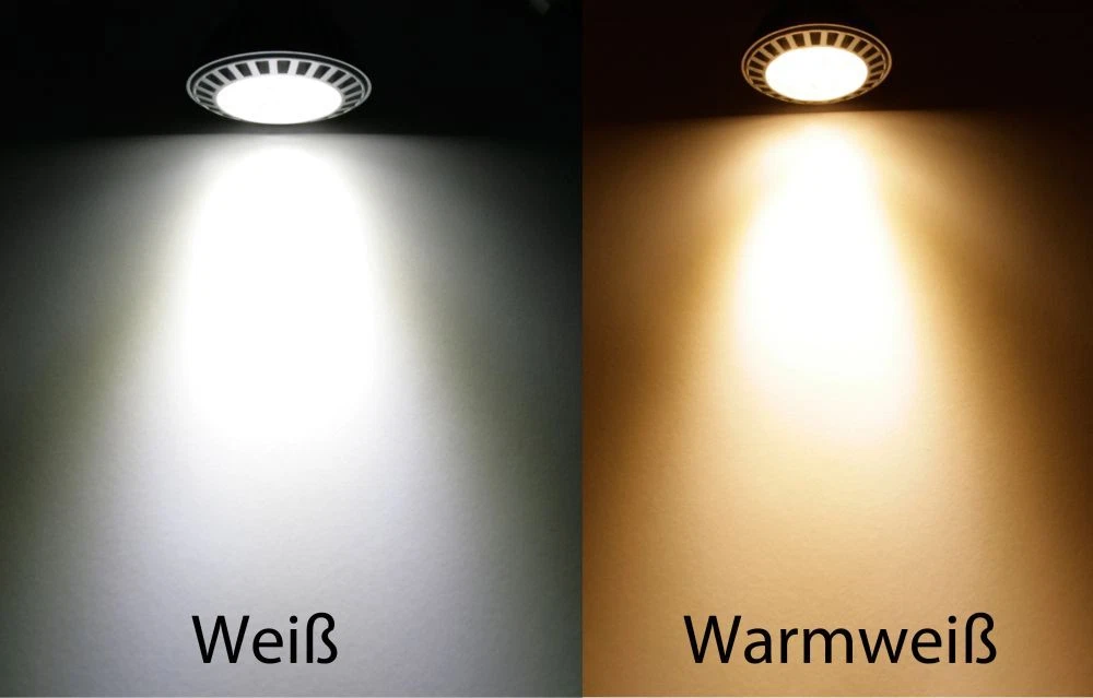 Ampoule spot LED 5W GU10 angle étroit 38 degrés faible consommation LUMIÈRE  CHAUDE 3000K