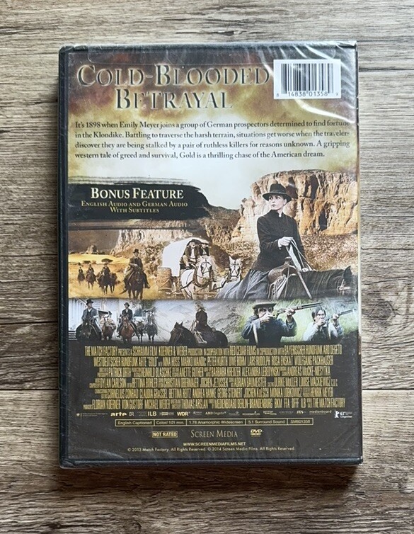 Gold (DVD, 2013) Nina Hoss, Peter Kurth - Western Adventure NEW