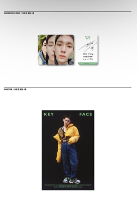 SHINee Key アルバム　FACE SHINee Key - Face Album (White Version - Like new) No