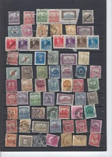 HUNGARY-COLLECTION--OLDER-ON PARTIAL PGS-M-U-NOT LIFTED--NICE CANCELS-#HUN5