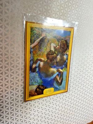 2023 THE BAR PIECES OF THE PAST DEGAS ''BLUE DANCERS'' ART #72 AA49