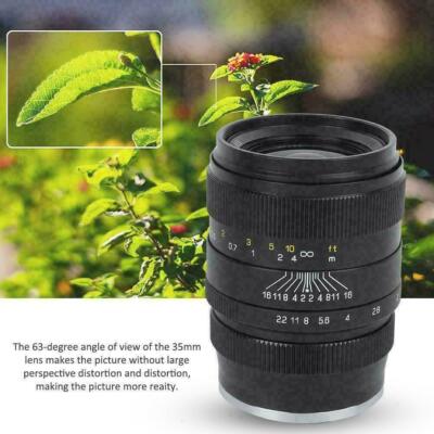 Zhongyi 35mm Full Frame Manual Focus Lens for Canon Nikon Sony Fuji  Pentax