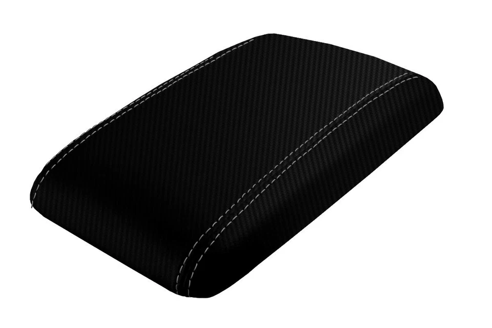 Подходит для Cadillac DTS 2006-2011 годов выпуска крышка подлокотника из углеродного волокна серая строчка - Изображение 3 из 4