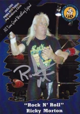 Ricky Morton Signed Mid Atlantic Wrestling Trading Card NWA WWE Wrestler 2005