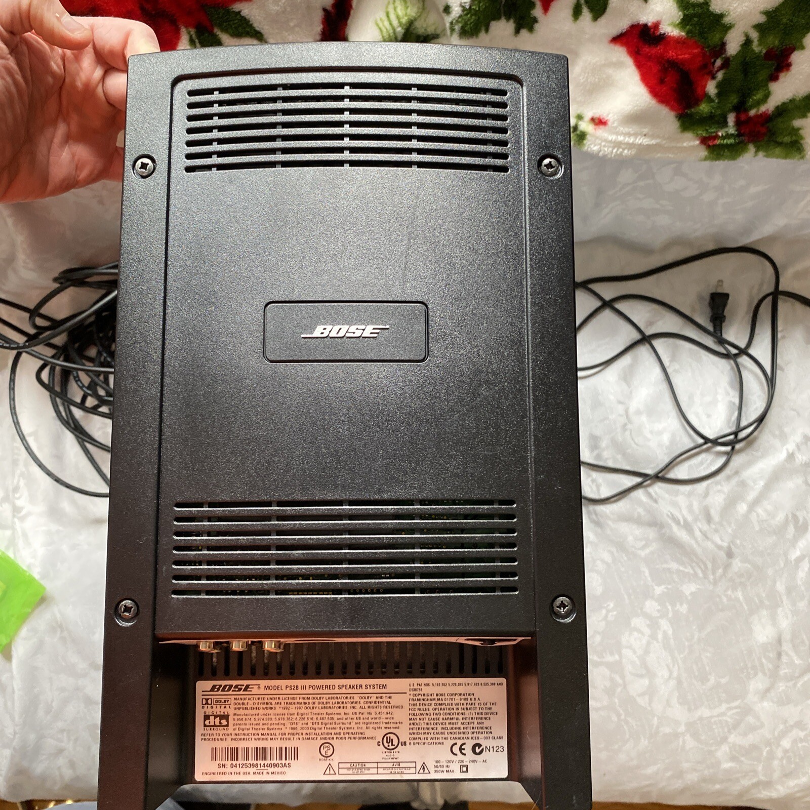 Bose PS28 III Powered Speaker System powered subwoofer eBay