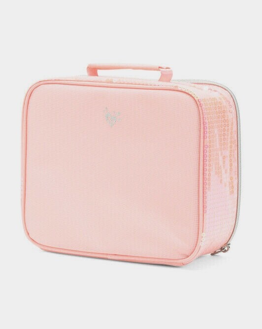 JUSTICE Girls Initial S ombre letter shaky lunch tote bag box S Monogram Unicorn