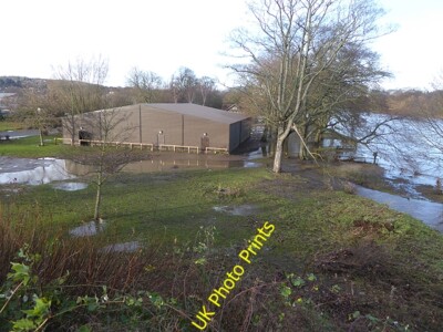 Foto 6x4 Überschwemmungen auf dem Tyne Hexham Jüngster starker Regen hat den Ty verursacht c2015