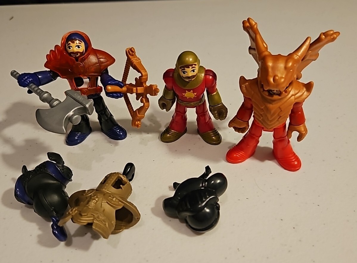 いかるがの王子　青銅製 騎馬武者 彫刻 約30cm　未使用 Huge Lot Fisher Price Imaginext Eagle Talon Castle Ogre Dragon