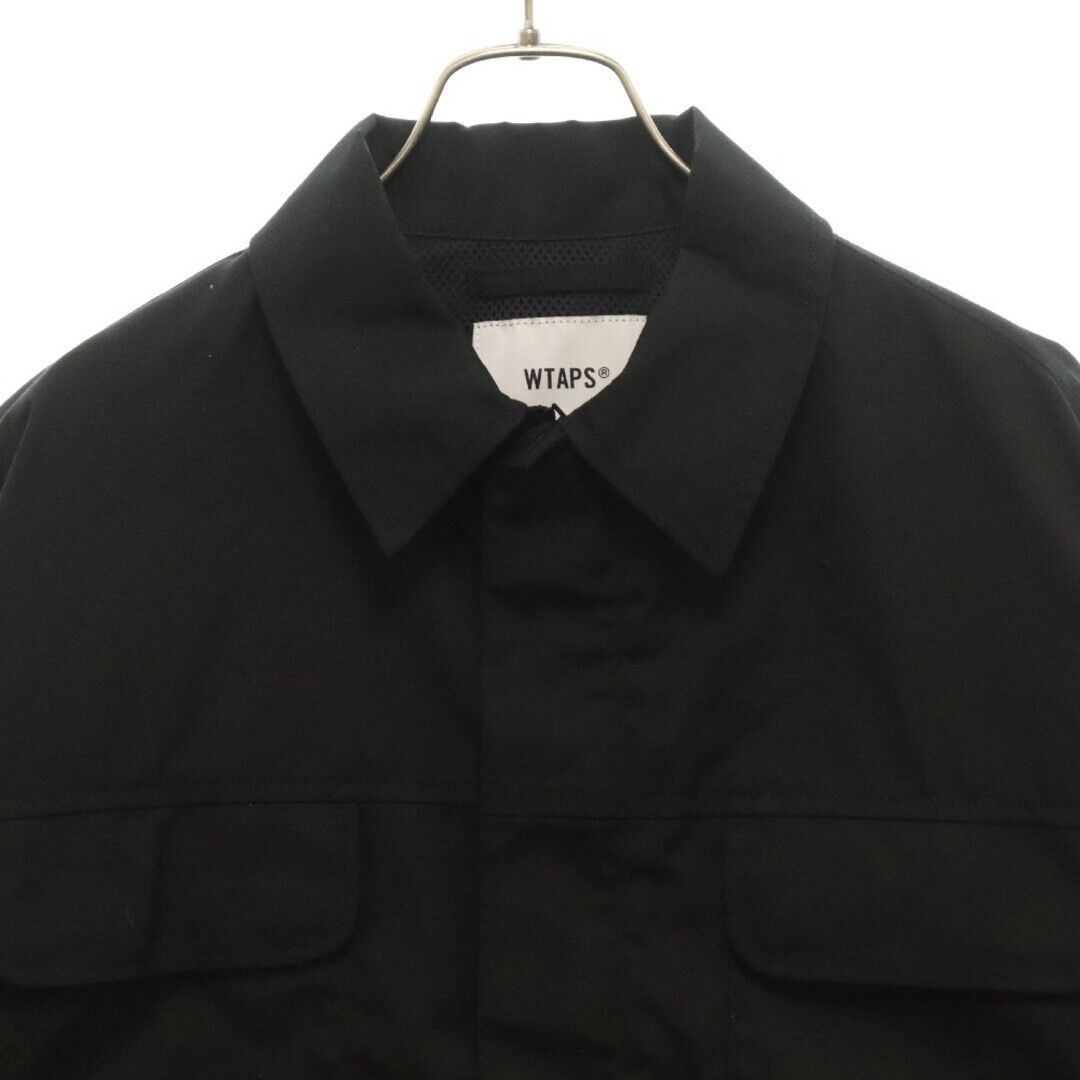 WTAPS DOUBLE TAPS 23SS VERT JACKET CTPL.WEATHER BART BLACK WTAPS DOUBLE TAPS 23SS VERT JACKET CTPL.WEATHER BART BLACK