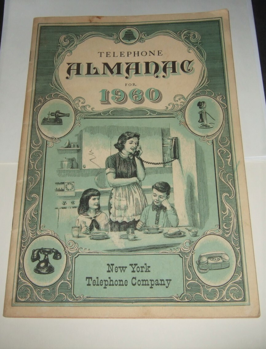 Telephone Almanac The Princess Phone 1960