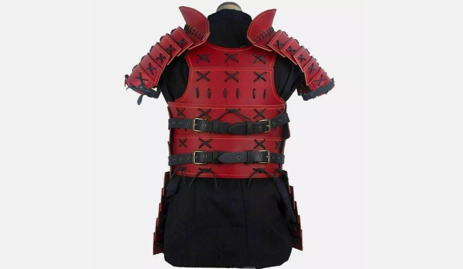WEEKEND SALE Samurai leather Armor SCA LARP cosplay costume armor - Image 3 of 3
