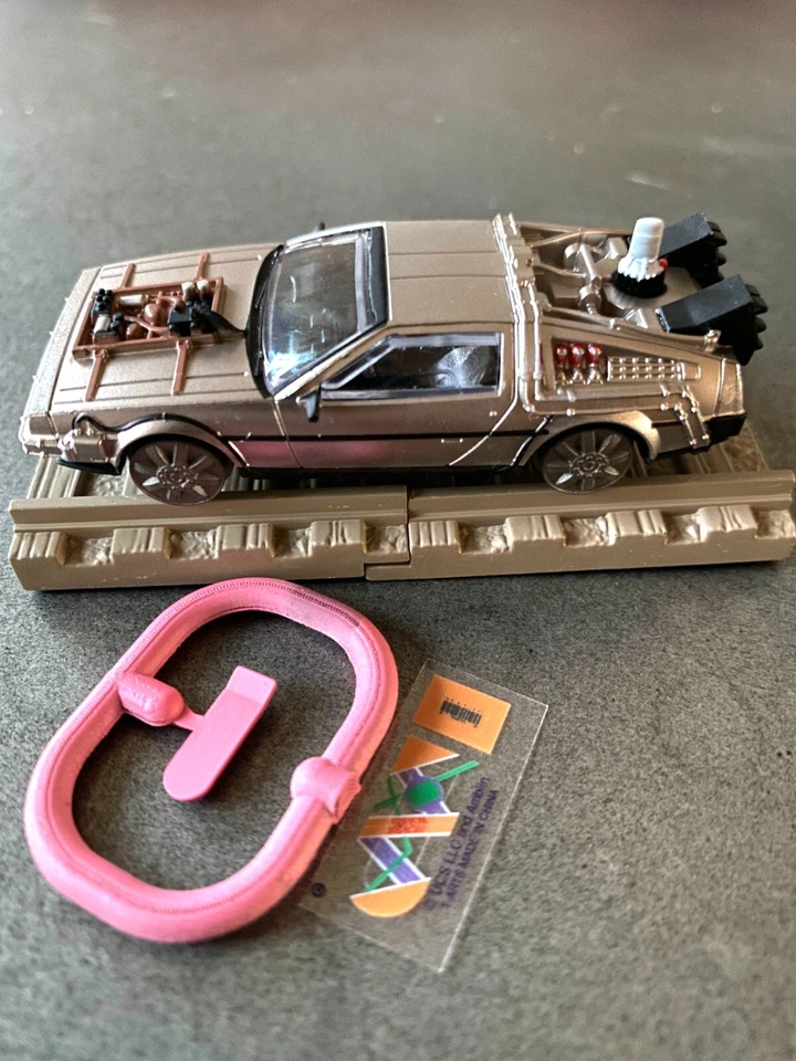 Back to the Future Delorean Time Machine 2da edición lote de 2 gashapon TakaraTomy nuevo Foto 3 de 3