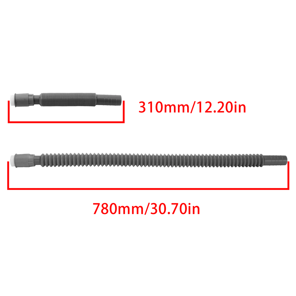 1 juego de tablero de drenaje/bandeja de goteo de acero inoxidable plateado con tubo de salida de plástico Foto 3 de 4