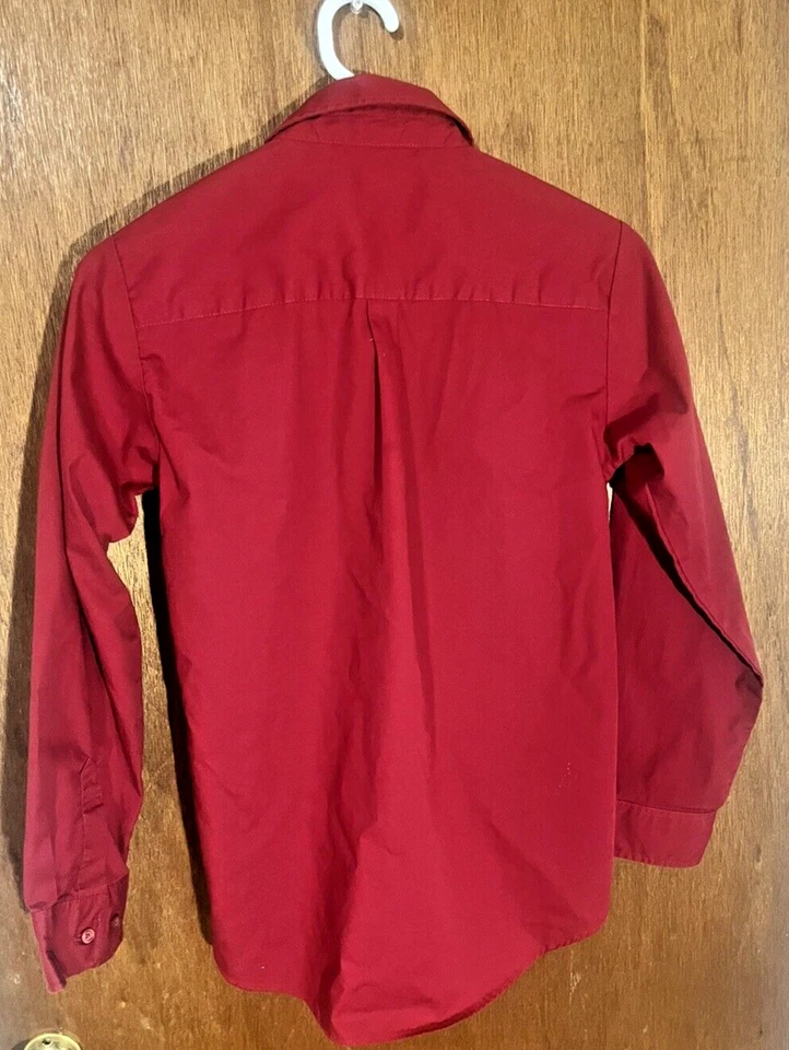 Camisa de vestir George Boys XL 14-16 George roja manga larga Foto 2 de 4