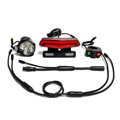 24~60V Headlight Tail Rear Lights Horn LED Brake light For Bafang Mid-drive