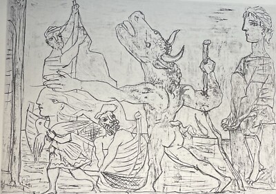 Picasso Grain Screen From The Vollard Suites Collection Published In 1992
