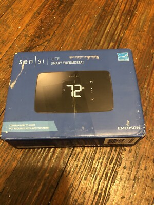 Emerson Sensi Lite ST25 Wi-Fi Smart Programmable Thermostat - Black