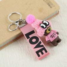 Fashion Cute Bear Keychain, handbag/backpack charm, keychain for car