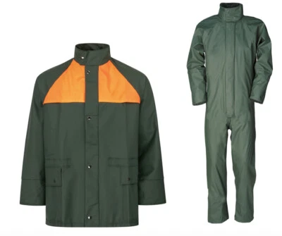 SIOEN Flexothane Regenbekleidung oliv dunkelgrün Marke Regenjacke Overall Unisex