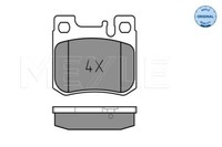 Meyle 025 213 0115 Brake Pad Set, Disc Brake For MERCEDES-BENZ