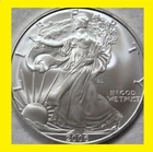 2013 American Silver Eagle Bullion Coins BU One Troy Ounce