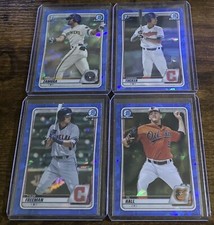 Zamora Tucker Freeman Hall 2020 Bowman Draft Sapphire 1st Bowman Lot (4)