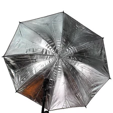 BlueDot Collapsible 43" Soft Silver Reflective Photography Umbrella ~ US SELLER!