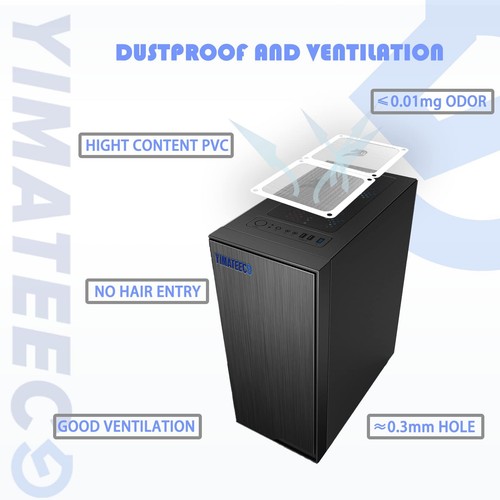 Staubfilter Lüfterabdeckungen PC 120mm für Computer-Kühlerlüfter Netzteil Rou... - Afbeelding 6 van 6