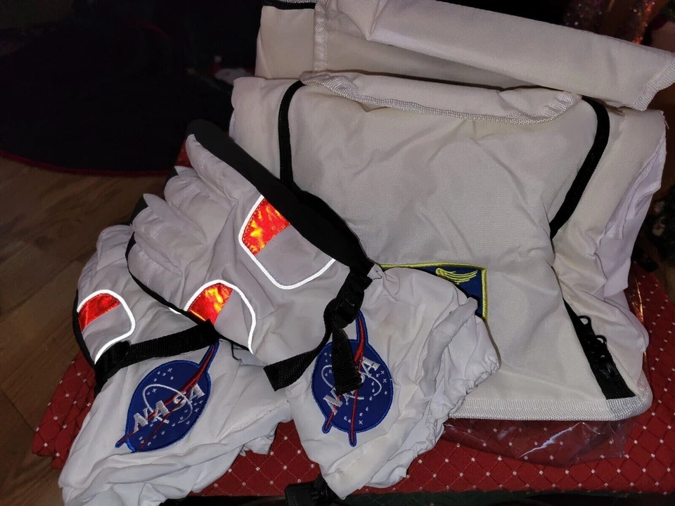 Mochila de astronauta de la NASA Halloween Bolsa de luna espacial Accesorios Equipo Disfraz Foto 2 de 4