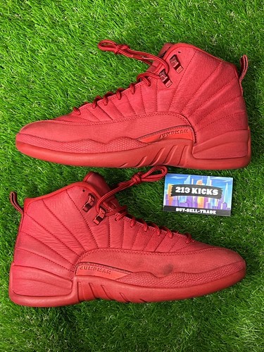gym red 12s size 9
