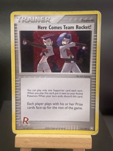 Pokemon Here Comes Team Rocket! 111/109 EX Team Rocket Returns Secret Rare Holo - Picture 1 of 4
