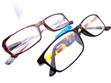 2 READING GLASSES Power 1.0 Classic variety style tortoise frames Men Women