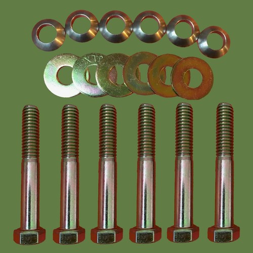 Jeep Wrangler Skid Plate Bolts YJ/TJ 8702 Complete Set For 1.5" Drop